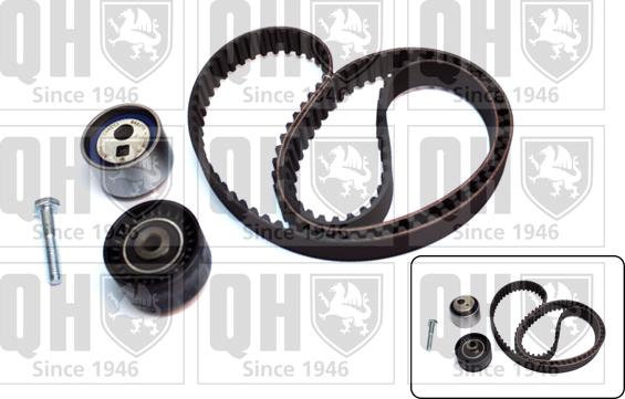 Quinton Hazell QBK240 - Комплект зубчатого ремня ГРМ www.autospares.lv