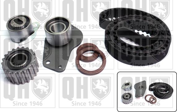 Quinton Hazell QBK267P - Комплект зубчатого ремня ГРМ www.autospares.lv