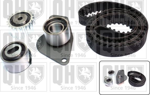 Quinton Hazell QBK267 - Комплект зубчатого ремня ГРМ www.autospares.lv