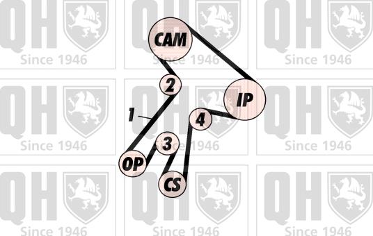 Quinton Hazell QBK213 - Zobsiksnas komplekts autospares.lv