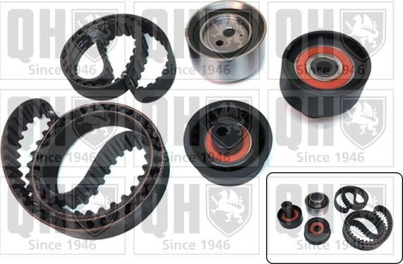 Quinton Hazell QBK220 - Комплект зубчатого ремня ГРМ www.autospares.lv