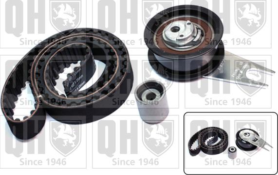 Quinton Hazell QBK221 - Timing Belt Set www.autospares.lv