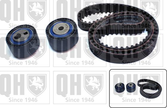 Quinton Hazell QBK754 - Комплект зубчатого ремня ГРМ www.autospares.lv