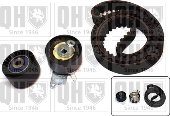 Quinton Hazell QBK750 - Комплект зубчатого ремня ГРМ www.autospares.lv