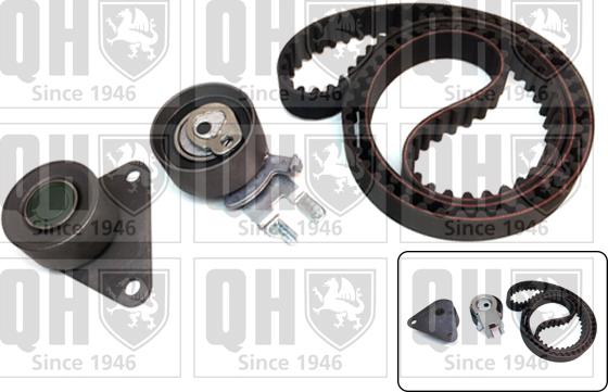 Quinton Hazell QBK758 - Комплект зубчатого ремня ГРМ www.autospares.lv