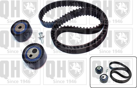 Quinton Hazell QBK752 - Комплект зубчатого ремня ГРМ www.autospares.lv