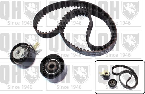 Quinton Hazell QBK763 - Комплект зубчатого ремня ГРМ www.autospares.lv