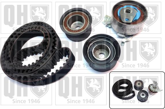 Quinton Hazell QBK762 - Комплект зубчатого ремня ГРМ www.autospares.lv