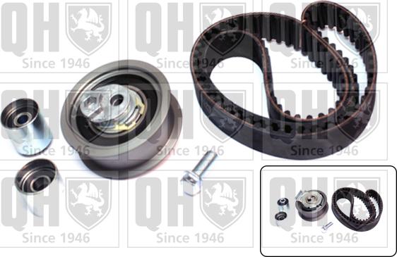 Quinton Hazell QBK708 - Комплект зубчатого ремня ГРМ www.autospares.lv