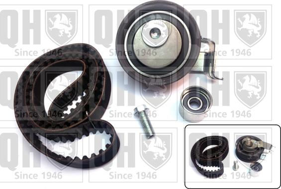 Quinton Hazell QBK786 - Комплект зубчатого ремня ГРМ www.autospares.lv