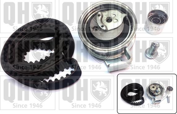 Quinton Hazell QBK787 - Timing Belt Set www.autospares.lv