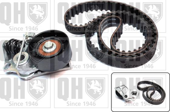 Quinton Hazell QBK739 - Timing Belt Set www.autospares.lv