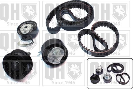 Quinton Hazell QBK777 - Комплект зубчатого ремня ГРМ www.autospares.lv