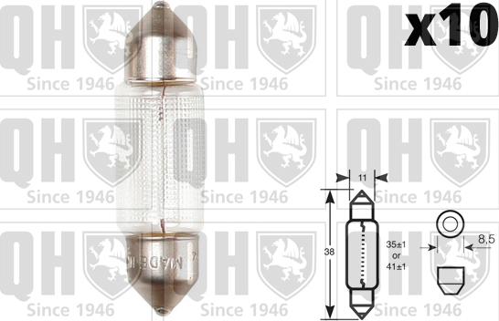 Quinton Hazell QBL239 - Bulb www.autospares.lv