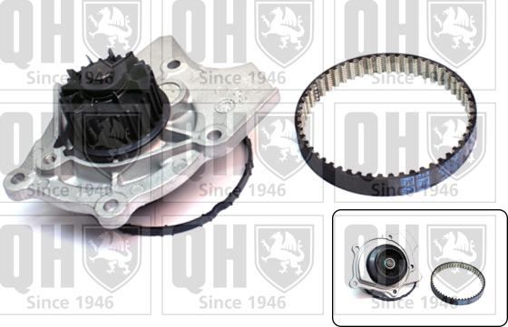 Quinton Hazell QBPK9102 - Water Pump & Timing Belt Set www.autospares.lv