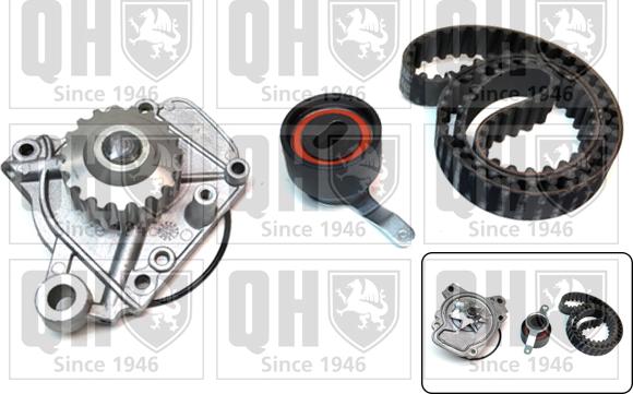 Quinton Hazell QBPK4650 - Ūdenssūknis + Zobsiksnas komplekts www.autospares.lv