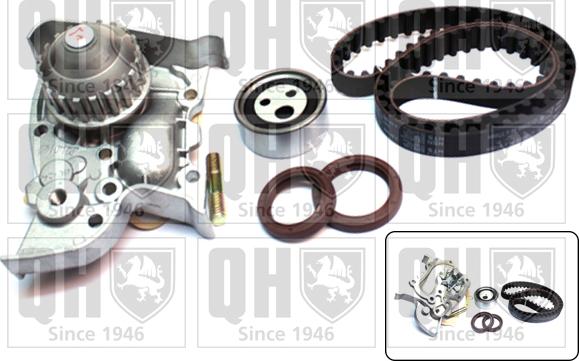 Quinton Hazell QBPK5591 - Ūdenssūknis + Zobsiksnas komplekts www.autospares.lv