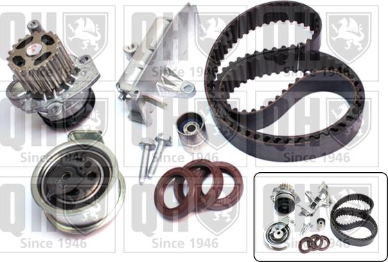 Quinton Hazell QBPK5833 - Water Pump & Timing Belt Set www.autospares.lv