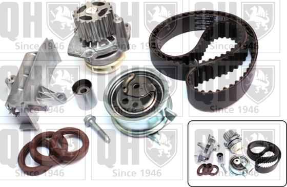 Quinton Hazell QBPK5832 - Water Pump & Timing Belt Set www.autospares.lv