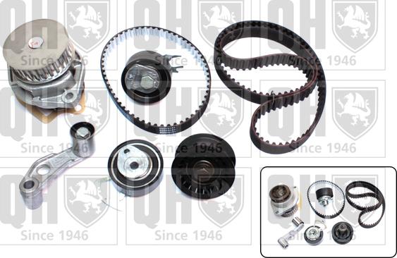 Quinton Hazell QBPK5820 - Water Pump & Timing Belt Set www.autospares.lv