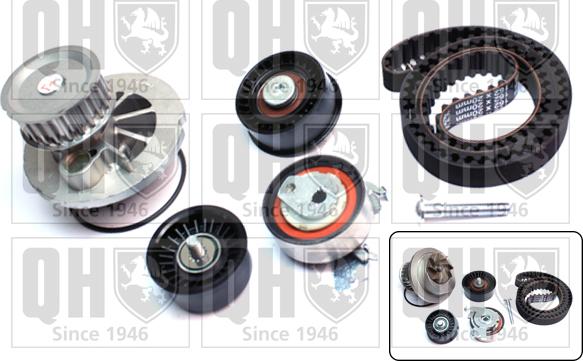 Quinton Hazell QBPK5792 - Water Pump & Timing Belt Set www.autospares.lv