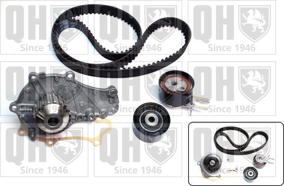 Quinton Hazell QBPK6450 - Water Pump & Timing Belt Set www.autospares.lv