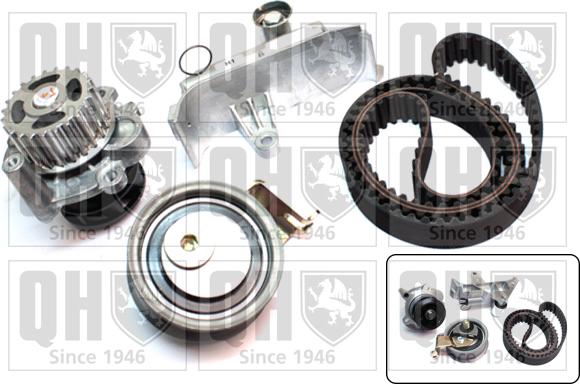 Quinton Hazell QBPK6410 - Water Pump & Timing Belt Set www.autospares.lv