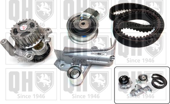 Quinton Hazell QBPK6420 - Water Pump & Timing Belt Set www.autospares.lv