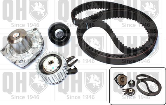 Quinton Hazell QBPK6590 - Water Pump & Timing Belt Set www.autospares.lv