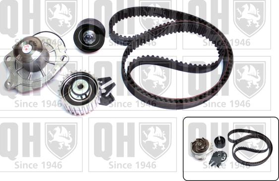 Quinton Hazell QBPK6580 - Water Pump & Timing Belt Set www.autospares.lv