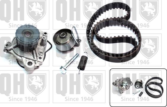 Quinton Hazell QBPK6820 - Ūdenssūknis + Zobsiksnas komplekts www.autospares.lv