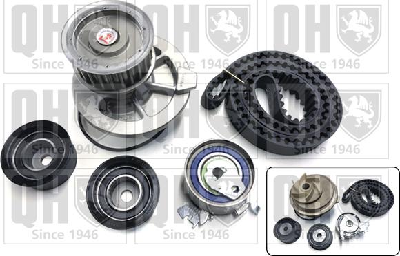 Quinton Hazell QBPK6240 - Ūdenssūknis + Zobsiksnas komplekts www.autospares.lv