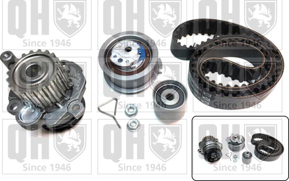 Quinton Hazell QBPK6254 - Water Pump & Timing Belt Set www.autospares.lv