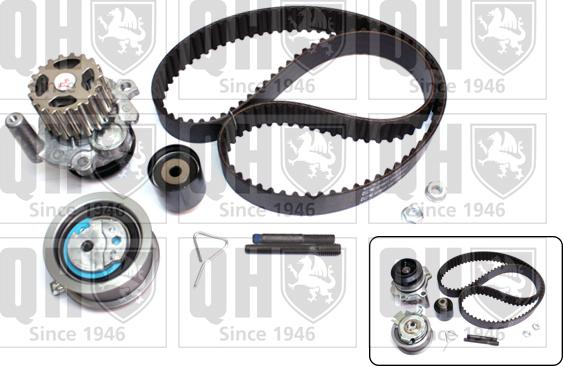 Quinton Hazell QBPK6252 - Water Pump & Timing Belt Set www.autospares.lv