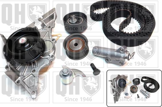 Quinton Hazell QBPK6700 - Ūdenssūknis + Zobsiksnas komplekts autospares.lv