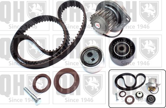 Quinton Hazell QBPK1530 - Water Pump & Timing Belt Set www.autospares.lv