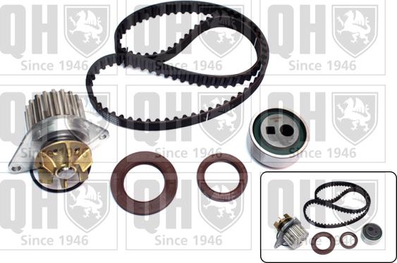 Quinton Hazell QBPK1030 - Ūdenssūknis + Zobsiksnas komplekts www.autospares.lv