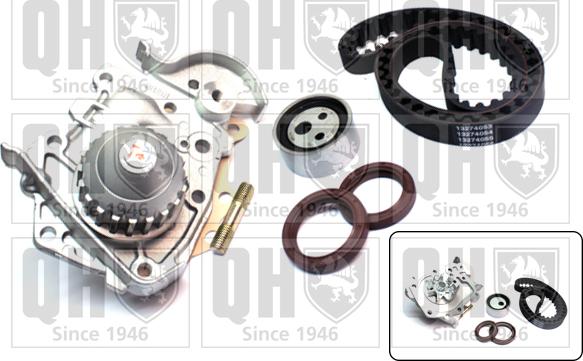 Quinton Hazell QBPK1221 - Water Pump & Timing Belt Set www.autospares.lv