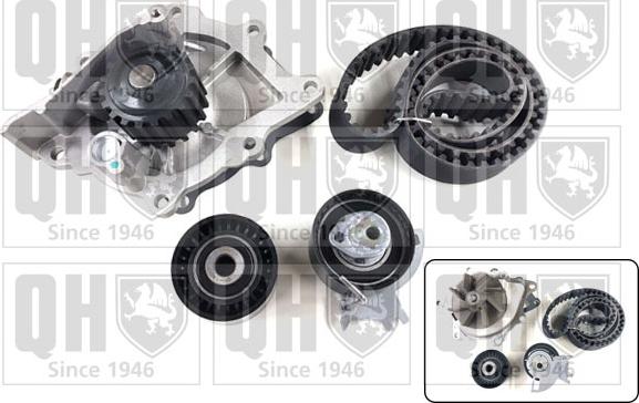 Quinton Hazell QBPK8940 - Water Pump & Timing Belt Set www.autospares.lv