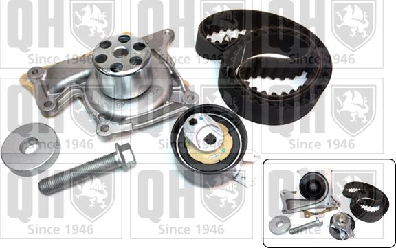 Quinton Hazell QBPK8910 - Water Pump & Timing Belt Set www.autospares.lv