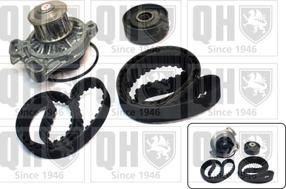 Quinton Hazell QBPK8080 - Water Pump & Timing Belt Set www.autospares.lv