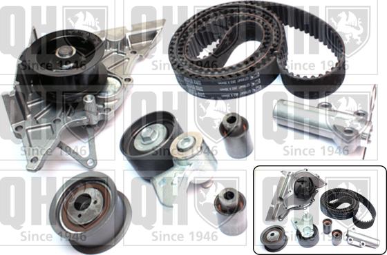 Quinton Hazell QBPK8110 - Water Pump & Timing Belt Set www.autospares.lv