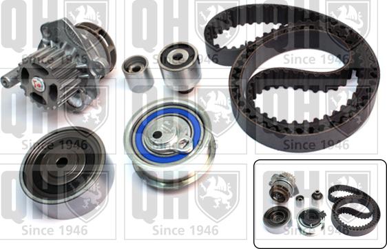 Quinton Hazell QBPK8700 - Water Pump & Timing Belt Set www.autospares.lv