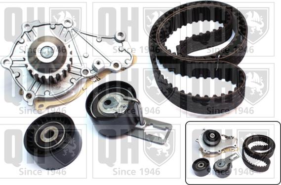 Quinton Hazell QBPK8730 - Water Pump & Timing Belt Set www.autospares.lv