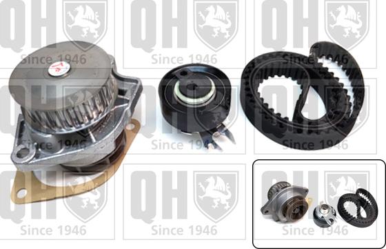 Quinton Hazell QBPK2911 - Ūdenssūknis + Zobsiksnas komplekts www.autospares.lv