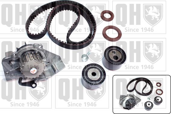 Quinton Hazell QBPK2440 - Water Pump & Timing Belt Set www.autospares.lv