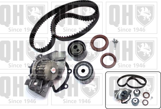 Quinton Hazell QBPK2450 - Water Pump & Timing Belt Set www.autospares.lv