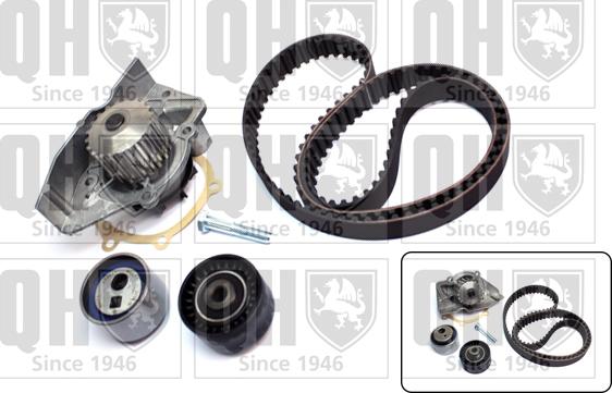 Quinton Hazell QBPK2401 - Ūdenssūknis + Zobsiksnas komplekts www.autospares.lv