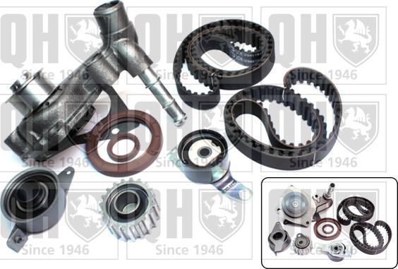 Quinton Hazell QBPK2350 - Water Pump & Timing Belt Set www.autospares.lv