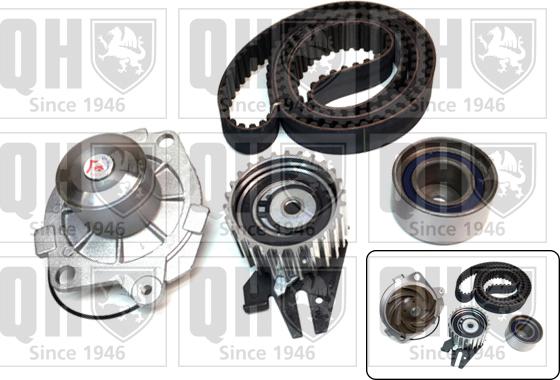 Quinton Hazell QBPK2380 - Water Pump & Timing Belt Set www.autospares.lv